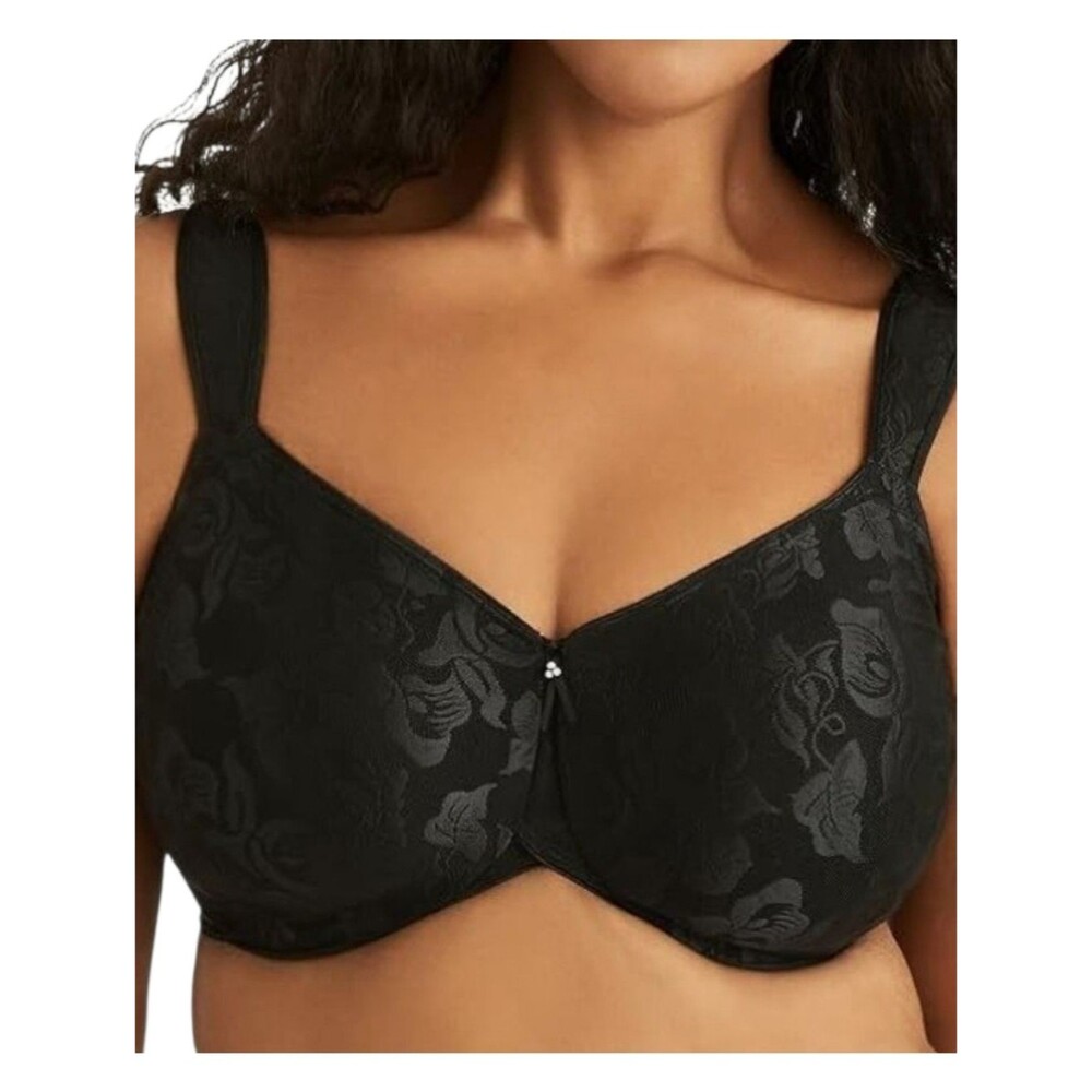 Wacoal Women's Awareness Unlined Full Figure Underwire Bra 85567 Black 38G